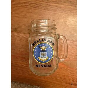USAF Nellis AFB Glass mug